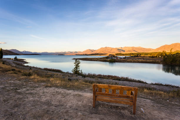 Remote beauty of Becharof Lake with mountains and wildlife habitat